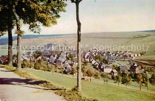 AK / Ansichtskarte Oberwiesenthal Erzgebirge Blick von der Karlsbader Strasse Kat. Oberwiesenthal