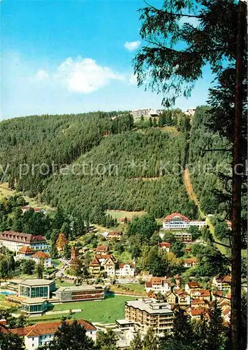 AK / Ansichtskarte Wildbad Schwarzwald mit Sommerberg Kat. Bad Wildbad