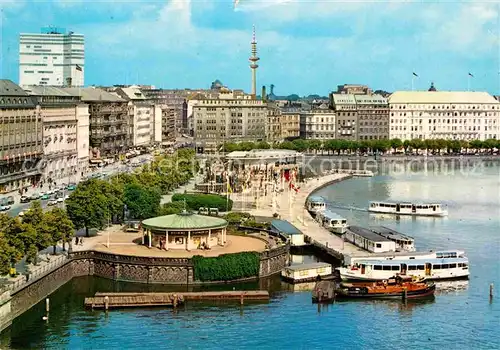 AK / Ansichtskarte Hamburg Jungfernstieg und Binnenalster Kat. Hamburg