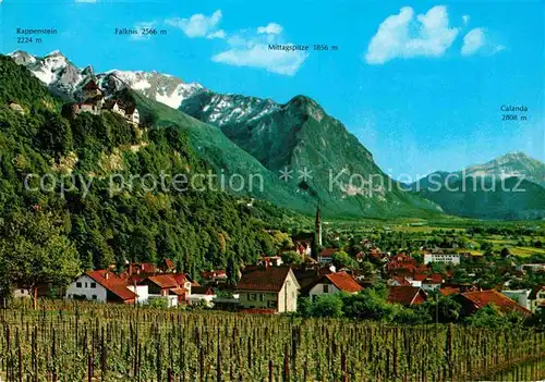 AK / Ansichtskarte Vaduz Fuerstentum Liechtenstein Kat. Vaduz