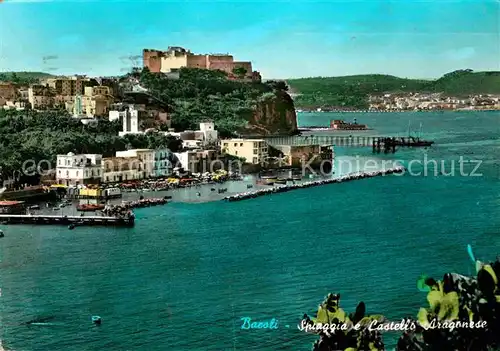 AK / Ansichtskarte Bacoli Spiaggia e Castello Aragonese