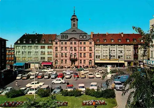 AK / Ansichtskarte Pirmasens Rathausplatz mit altem Rathaus Kat. Pirmasens