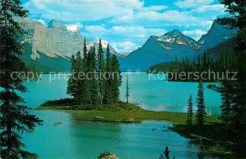 AK / Ansichtskarte Alberta  Narrows Maligne Lake Jasper Park Kat. Kanada
