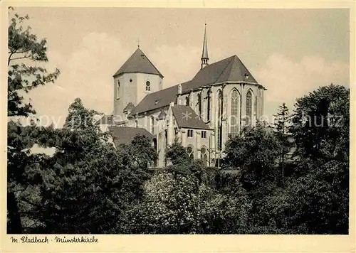 AK / Ansichtskarte Gladbach Moenchengladbach Muensterkirche 