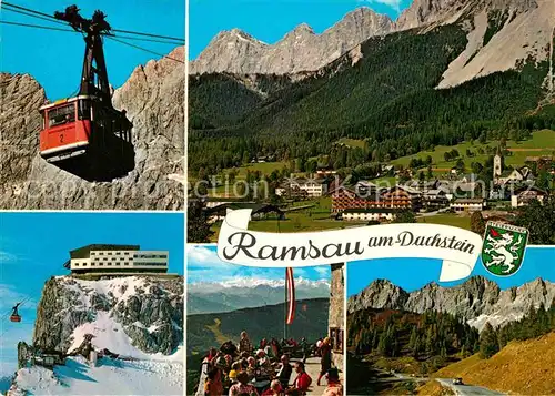 AK / Ansichtskarte Ramsau Dachstein Steiermark Luftseilbahn Bergstation  Kat. Ramsau am Dachstein