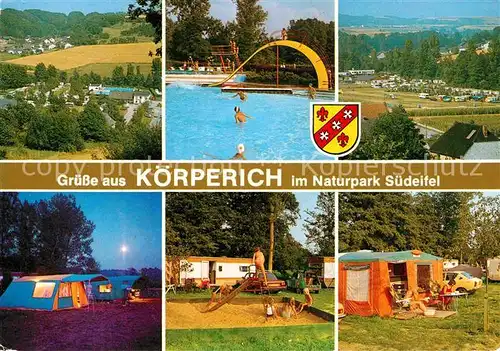 AK / Ansichtskarte Koerperich Eifel Campingplatz  Kat. Koerperich