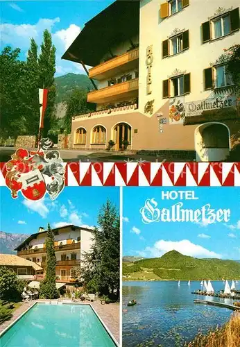 AK / Ansichtskarte Auer Ora Suedtirol Hotel Gallmetzer Kat. 