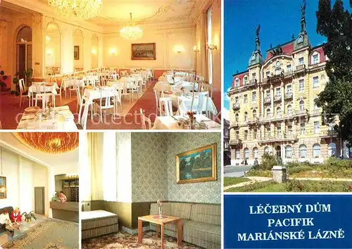 AK / Ansichtskarte Marianske Lazne Lecebny Dum  Kat. Marienbad