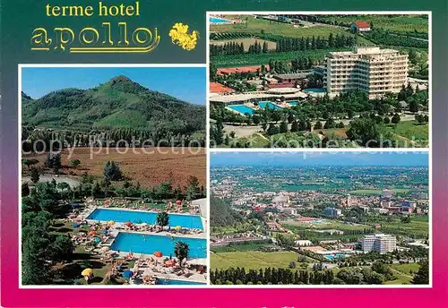 AK / Ansichtskarte Montegrotto Terme Fliegeraufnahme Terme Hotel ApolloSchwimmbad Kat. 