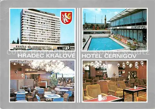 AK / Ansichtskarte Hradec Kralove Hotel Cernigov Kat. Hradec Kralove Koeniggraetz