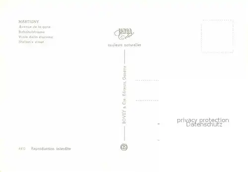 AK / Ansichtskarte Martigny VS Avenue de la gare Kat. Martigny