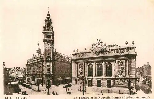 AK / Ansichtskarte Lille Nord Theatre Nouvelle Bourse Kat. Lille