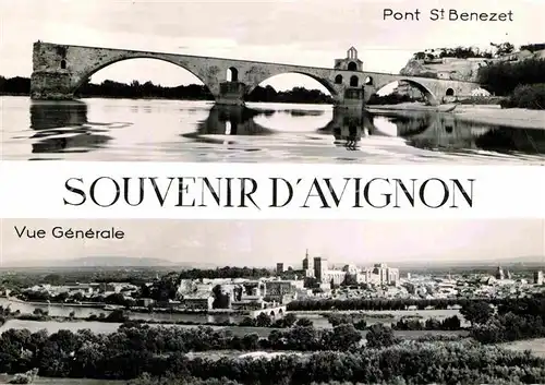 AK / Ansichtskarte Avignon Vaucluse Bruecke Panorama Kat. Avignon