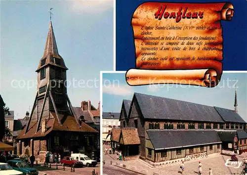 AK / Ansichtskarte Honfleur Eglise Sainte Catherine et son clocher isole Kat. Honfleur