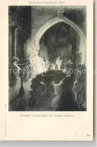 AK / Ansichtskarte Baden Baden Kloster Lichtenthal Kat. Baden Baden