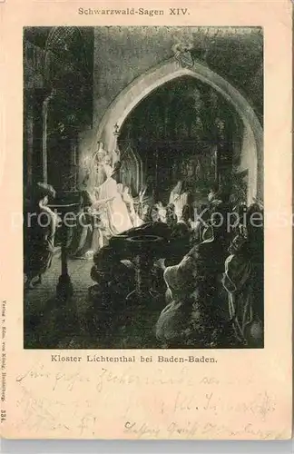 AK / Ansichtskarte Baden Baden Kloster Lichtenthal Gemaelde Kat. Baden Baden