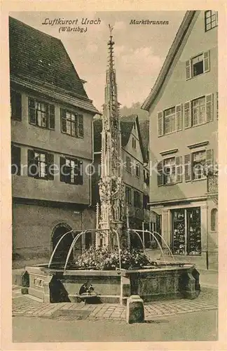 AK / Ansichtskarte Bad Urach Marktbrunnen Kat. Bad Urach