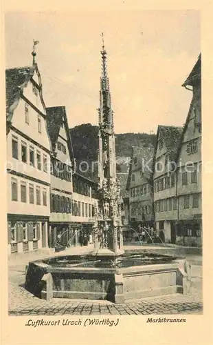 AK / Ansichtskarte Bad Urach Marktbrunnen Kat. Bad Urach