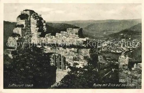 AK / Ansichtskarte Bad Urach Blick von der Ruine  Kat. Bad Urach