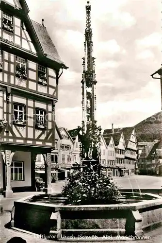 AK / Ansichtskarte Bad Urach Marktbrunnen  Kat. Bad Urach