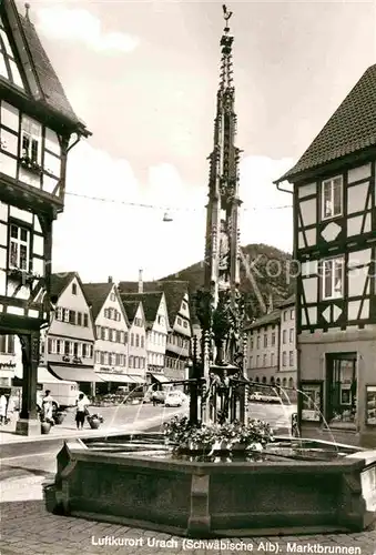 AK / Ansichtskarte Bad Urach Marktbrunnen  Kat. Bad Urach