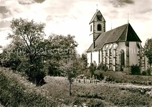 AK / Ansichtskarte Derendingen  Tuebingen Evangelische Kirche Kat. Tuebingen