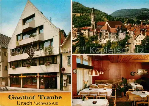 AK / Ansichtskarte Bad Urach Gasthaus Traube Kat. Bad Urach