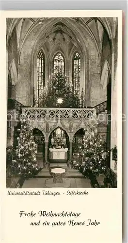 AK / Ansichtskarte Tuebingen Stiftskirche Inneres Kat. Tuebingen