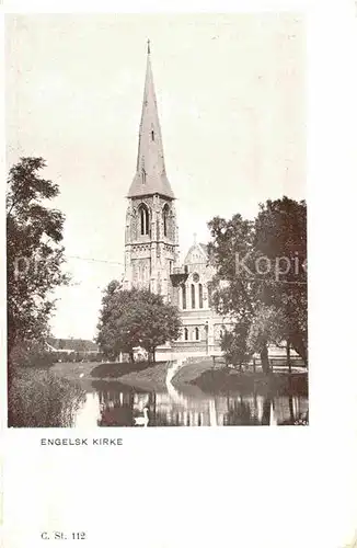 AK / Ansichtskarte Kobenhavn Engelsk Kirke Kirche Kat. Kopenhagen