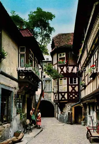 AK / Ansichtskarte Neustadt Weinstrasse Altstadt Gasse Fachwerkhaeuser Kat. Neustadt an der Weinstr.