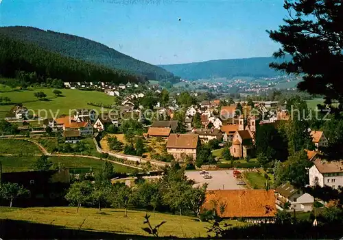 AK / Ansichtskarte Klosterreichenbach Panorama Luftkurort im Schwarzwald Kat. Baiersbronn