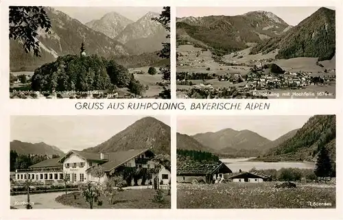 AK / Ansichtskarte Ruhpolding Sonntagshorn Hochfelln Kurhaus  Kat. Ruhpolding