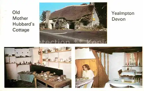 AK / Ansichtskarte Yealmpton Old mother Hubbards Cottage Kat. South Hams