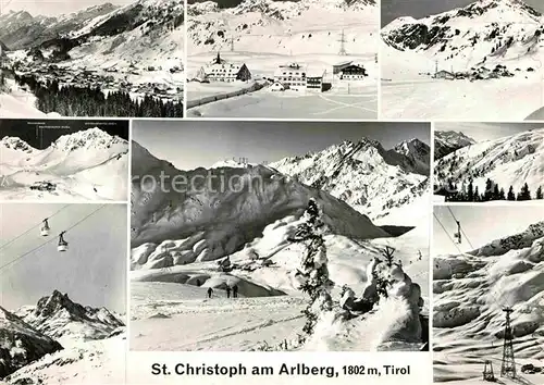 AK / Ansichtskarte Christoph Arlberg St Winter Skigebiet Panorama Kat. St. Anton am Arlberg