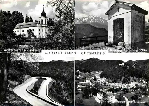 AK / Ansichtskarte Gutenstein Niederoesterreich Mariahilfberg Hoehenstrasse Kat. Gutenstein