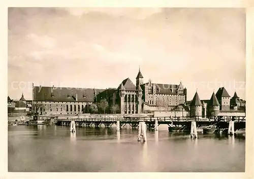 AK / Ansichtskarte Marienburg Westpreussen Deutschordenschloss Kat. Malbork Polen