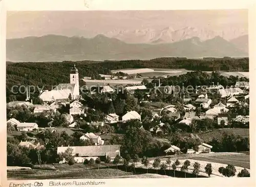 AK / Ansichtskarte Ebersberg Oberbayern Kirche Panorama Kat. Ebersberg