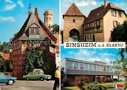 AK / Ansichtskarte Sinsheim Elsenz an der Elsenz Kat. Sinsheim