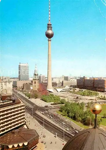 AK / Ansichtskarte Berlin Blick vom Dom auf Alexanderplatz Fernsehturm  Kat. Berlin