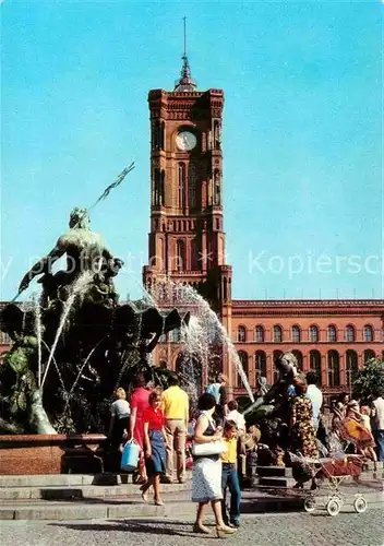 AK / Ansichtskarte Berlin Neptunbrunnen und Rathaus Kat. Berlin