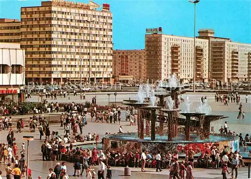 AK / Ansichtskarte Berlin Alexanderplatz Brunnen Kat. Berlin