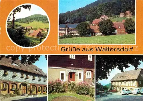 AK / Ansichtskarte Waltersdorf Zittau Lausche Sonneberg Umgebindehaus Tuerstock Grenzbaude Kat. Grossschoenau Sachsen