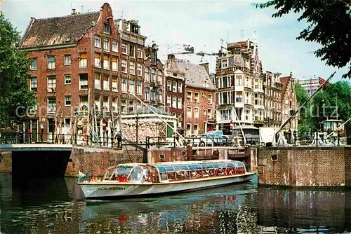 AK / Ansichtskarte Amsterdam Niederlande De Haarlemmersluizen Ausflugsschiff Kat. Amsterdam