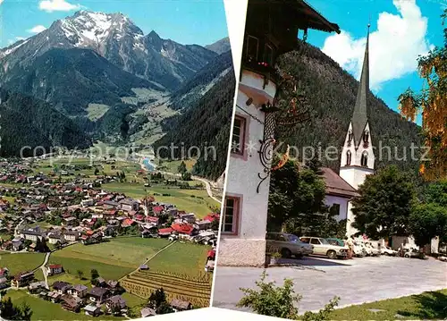 AK / Ansichtskarte Mayrhofen Zillertal Fliegeraufnahme Kirchenpartie Kat. Mayrhofen