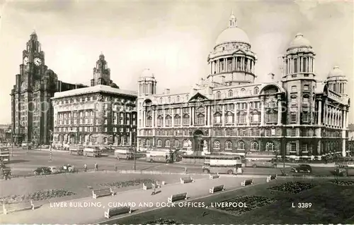 AK / Ansichtskarte Liverpool Liver building cunard dock offices Kat. Liverpool