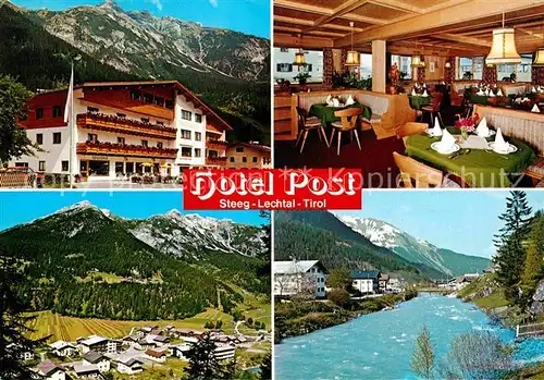 AK / Ansichtskarte Steeg Tirol Hotel Post  Kat. Steeg Lechtal