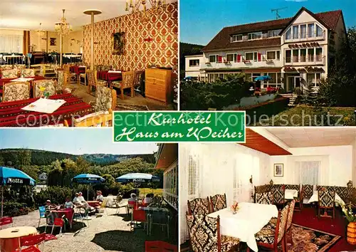 AK / Ansichtskarte Bad Bodendorf Kurhotel Haus am Weiher  Kat. Sinzig