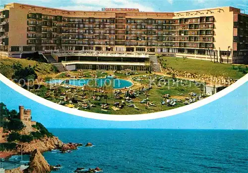 AK / Ansichtskarte Lloret de Mar Hotel Samba  Kat. Costa Brava Spanien