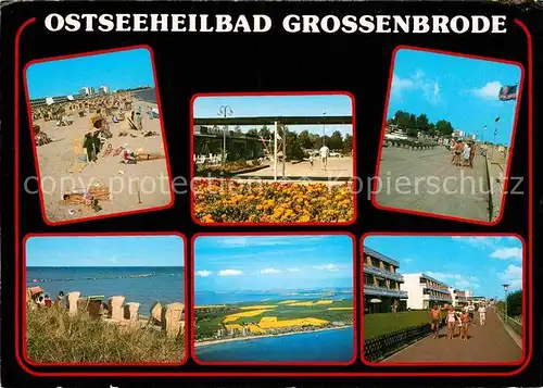 AK / Ansichtskarte Grossenbrode Ostseebad Strand Fliegeraufnahme 