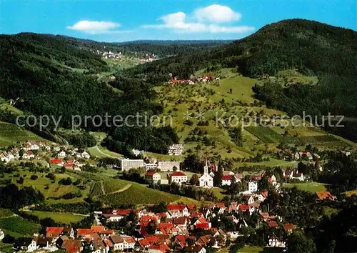 AK / Ansichtskarte Sasbachwalden Fliegeraufnahme Kat. Sasbachwalden